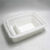 实验室白色塑料试剂瓶托盘水槽收纳盒收纳筐教学仪器实验器材用品 白色塑料托盘28*20*8cm