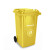 急先锋户外垃圾桶 两轮移动塑料垃圾桶100L 蓝色 HDPE材质 红色 240L(挂车款)