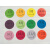 定制彩色先进先出贴纸 1-12月数字分类标签不干胶 25mm圆形月份标 紫色 5月288贴