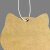 庄太太 空白牛皮纸弹力绳吊牌价格标签吊卡 小猫型100套ZTT0342