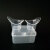 普达 洗眼杯硅胶2只装盒清洁器眼睛专用工具网红可多次用 透明