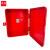 谋福（CNMF）玻璃钢皮龙箱 水龙带箱消防箱 水带卷盘存放箱（1#不锈钢立柱款 580*460*160）
