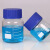 京斯坦 宽口蓝盖试剂瓶大口样品瓶广口玻璃瓶化学实验室取样瓶  500ml-普料-GL80 