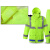 华海 分体式雨衣套装 反光雨衣雨裤套装 环卫交通执勤警示雨衣 可定制 荧光黄 XL码 