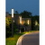 太阳能户外灯高杆灯防水草坪灯公园景观灯花园3米4米路灯 C3037-3米-闪灰色-接电