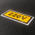 台湾艾瑞达工业设备安全标识标志牌220V电压标签380V电力不干胶标签警告贴纸防水防油AC-VOL AC-VOL-0043（50个装）65x30m