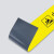 希万辉 安全警示地面标识贴斜纹防滑防水耐磨地贴警示贴 两条黄色小心地滑 10*120cm