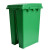 简厚 分类垃圾桶大号商用厨余塑料可拼接带盖带脚踏垃圾桶 绿色【厨余垃圾】30L