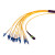 利合光电（LHG）MPO-LC12芯单模光纤线OS2母头B极性40G/100G运营商级3.0缆径LSZH材质 15米