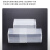 透明塑料伸缩盒长方形盒子钻头铣刀盒白钢车刀包装盒机床附件刀杆 8*80
