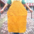 牛皮电焊围裙焊工围裙焊接防护服隔热防护围裙电焊防火花围裙 黄色：两拼接牛皮围裙 均码