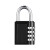 青木莲锌合金密码锁 机械密码锁 (4位黑色密码锁(2个装)