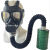 FMJ05A防毒面具06A防生化核污染毒气毒烟喷漆化工生物化学实验 05A面罩+大罐+呼吸管+包+收纳盒