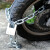 纳仕德 链条锁 1米长6mm链条+防剪锁镀锌铁链配挂锁自行车摩托车户外门用 SJ1022