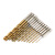 米茨 CDK02六角柄麻花钻头高速钢电钻打孔木材塑料镀钛麻花钻 2.5mm 