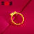 季福缘镀越南沙金可爱貔貅戒指开口钱币貔貅女戒古法仿金迷你貔貅戒指 貔貅戒指 开口可调节