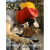 LISM电焊面罩红钢纸焊焊接安全防护帽子头戴式高温氩弧焊防火星防焊工 黄帽可视窗不翻盖(自带9号镜片+