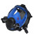 羿科 AEGLE 蓝色硅胶球状全景速戴型全面罩(接滤盒) EW8400