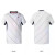 2024新yy新款羽毛球服男女套装速干比赛定制队服短袖运动 捷307男款-白色套装 XL