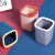 桌面垃圾桶客厅桌上卧室床头迷你收纳桶盒废纸篓小筒定制LOGO 小鸭款蓝色