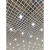 铝铁格栅集成吊顶装饰材料自装格子葡萄架天花板木纹塑料黑白网格 加厚铁黑高4厘米15*15/支 含