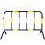 山头林村铁马护栏镀锌管临时施工围栏市政隔离栏道路移动安全防护铁马围 黄黑/基础款高1米宽1.5米