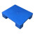 希万辉 平面高脚塑料垫仓库防潮四面拼接垫仓板塑料板 平板四脚（2个装） 500×500×120mm