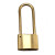 铜锁 铜挂锁户外防锈锁 50mm锁体短勾3把钥匙
