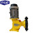 FGO 机械隔膜计量泵 DJ-Z  泵头材质PVC塑料  120L/h0.7 功率0.37kw 380V 普通电机