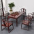 一善一品血檀(学名:染料紫檀) 实木新中式茶桌椅组合 新明式茶台 新明式茶台+1主人椅+4客椅
