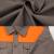 胜丽 棉质耐磨透气高密短袖工服上衣+下裤男女套装 橘色拼草灰色 190码 JKS21D 1套装