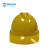 RaxwellEco-1安全帽HDPE 新国标耐低温电绝缘带透气孔黄色1顶RW5130