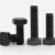 铁屹 8.8级黑色螺栓 外六角螺栓 全螺纹螺丝 螺杆螺母垫片套装 一包价 M10*40（50个）/包