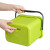 兰诗（LAUTEE）FH-1237 挂壁式垃圾桶  带盖小号厨余垃圾桶 12L-绿色