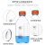 蜀牛玻璃棕色透明蓝盖试剂瓶10025050010002000mlGL45高硼硅 高硼硅透明250ml
