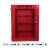 赫思迪格 HGJ-272 安全锁具管理箱存放箱 挂锁柜 32个挂点锁具箱红色(空箱不含锁)*1个
