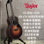 Taylor GS MINI 50周年庆纪念款吉他 36英寸旅行电箱民谣吉他 36英寸50周年纪念款 复古日落色
