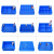塑料螺丝工具整理收纳盒长方形盒子分格箱零件周转箱五金电子元件 4145八格400*300*145
