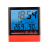 温度计湿度计时钟闹钟大屏温湿度计数字数显温度表办公测温计 HTC-2双温显示温湿度计 带1