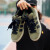 阿迪达斯 （adidas）「面包鞋」经典运动滑板鞋男女三叶草 橄榄绿黑 35.5 215mm