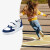 爱步（ECCO）儿童运动鞋 撞色童鞋软底舒适板鞋 街趣1系列700832 深邃蓝/白色70083260438 32码