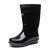 回力雨鞋户外钓鱼防水不易滑雨靴耐磨水鞋 838黑色中筒加棉 39码 