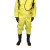 劳卫士FHLWS-001-B消防防化服/半封闭防化服耐酸碱防尘防静电黄色 黄色 XL