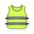 儿童反光安全背心反光衣马甲幼儿园小学生荧光黄安全服定制印字 反光背心儿童款-荧光黄 XL