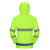 谋福 CNMF YGL02 交通安全反光分体雨衣套装 荧光绿格款 4XL-185 
