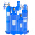 穆运 氧气瓶便携式工业焊接救急高原吸氧瓶供氧瓶 20升单瓶+推车