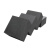 防震垫缓冲加厚橡胶块 机械设备减震垫橡胶垫 长方块黑色 100*100*20mm4个