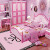 马晶网红ins潮牌地毯客厅卧室边满铺粉色可爱装饰少女房间 黑色鹿角 100*200厘米