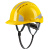 安达通反光安全头盔 建筑工程领导五道筋电工劳保国标透气加厚防护头盔 反光五筋蓝色 