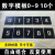 镂空数字喷漆模板铁皮字模0-9编号牌制作PVC空心字牌字母模具定做 不锈钢0-9数字字10厘米